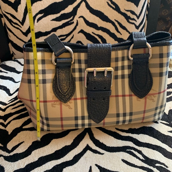 Now $120 PRICE DROP Burberry Haymarket - Picture 2 of 14